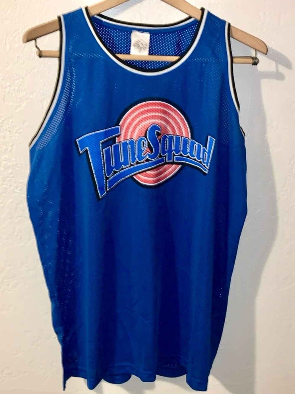 Vintage 90s Space Jam Tune Squad Mesh Tank Top Basketball Jersey M